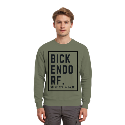 Bickendorf Koordinaten (großer Druck auf der Brust) - Premium Sweatshirt