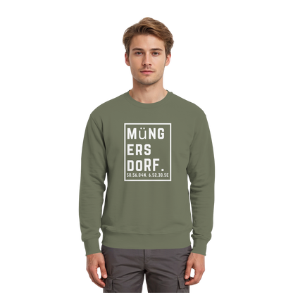 Müngersdorf Koordinaten (großer Druck auf der Brust) - Premium Sweatshirt