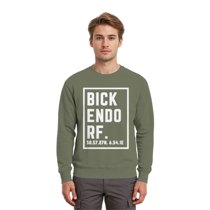 Bickendorf Koordinaten (großer Druck auf der Brust) - Premium Sweatshirt