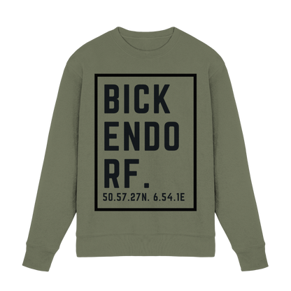 Bickendorf Koordinaten (großer Druck auf der Brust) - Premium Sweatshirt