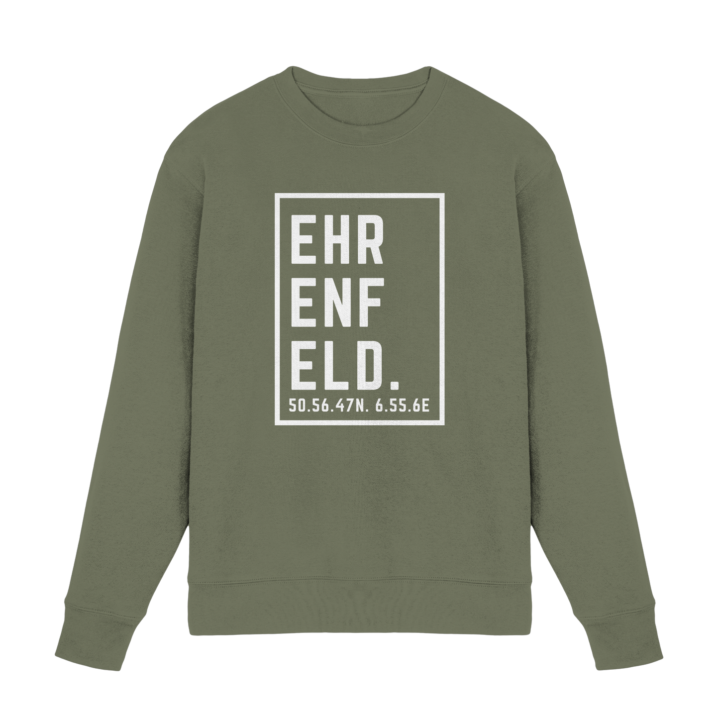 Ehrenfeld Koordinaten (großer Druck auf der Brust) - Premium Sweatshirt