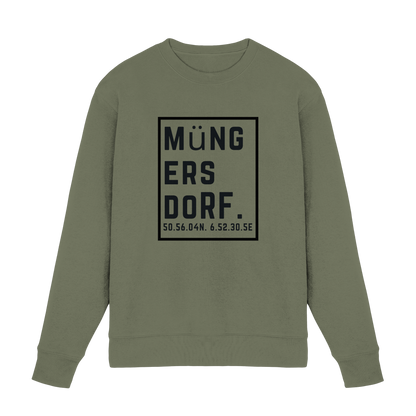 Müngersdorf Koordinaten (großer Druck auf der Brust) - Premium Sweatshirt