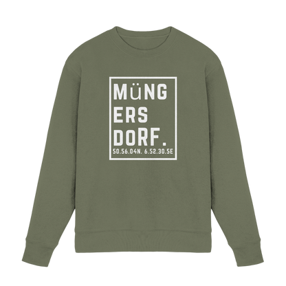 Müngersdorf Koordinaten (großer Druck auf der Brust) - Premium Sweatshirt