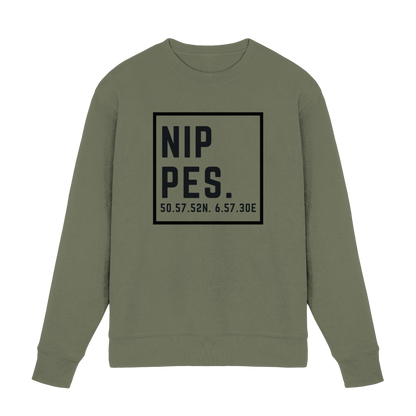 Nippes Koordinaten (großer Druck auf der Brust) - Premium Sweatshirt