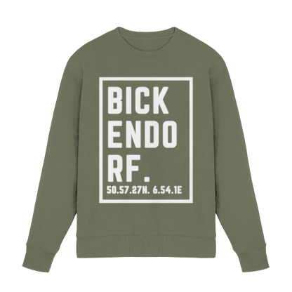 Bickendorf Koordinaten (großer Druck auf der Brust) - Premium Sweatshirt