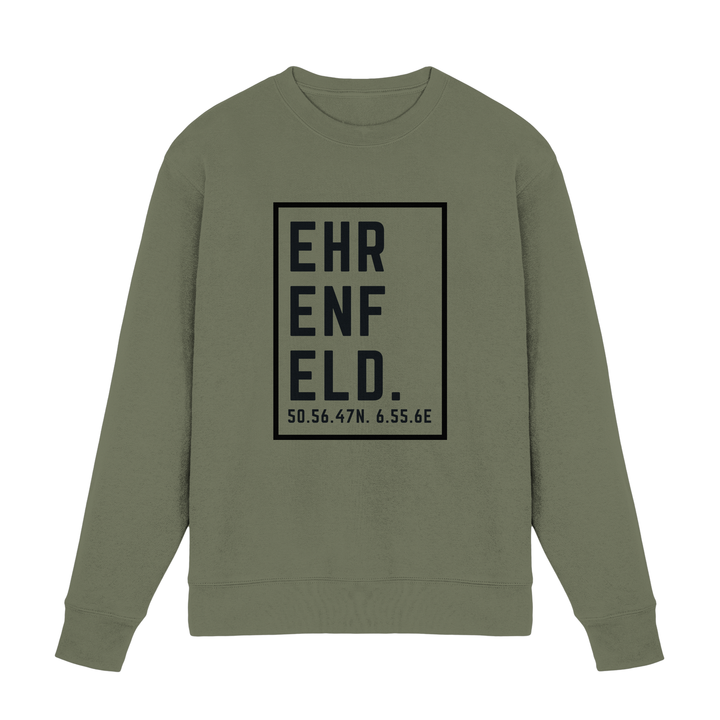 Ehrenfeld Koordinaten (großer Druck auf der Brust) - Premium Sweatshirt