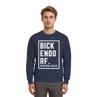 Bickendorf Koordinaten (großer Druck auf der Brust) - Premium Sweatshirt