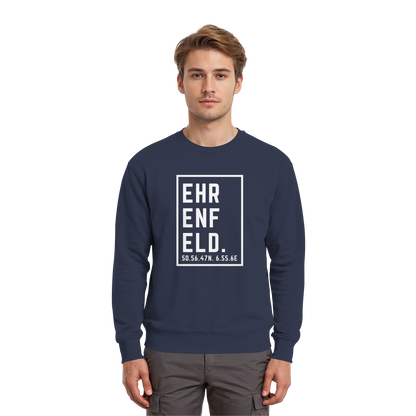 Ehrenfeld Koordinaten (großer Druck auf der Brust) - Premium Sweatshirt