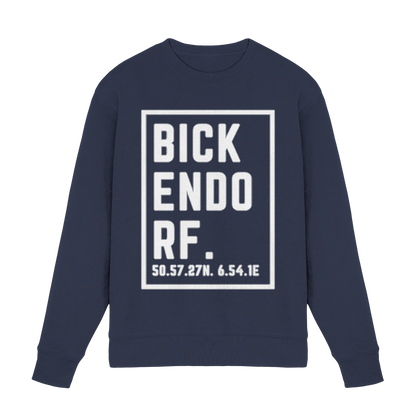 Bickendorf Koordinaten (großer Druck auf der Brust) - Premium Sweatshirt