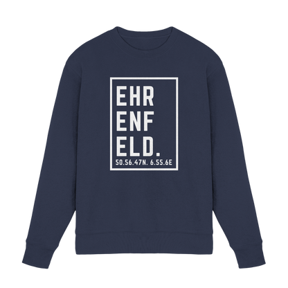 Ehrenfeld Koordinaten (großer Druck auf der Brust) - Premium Sweatshirt