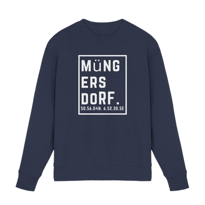 Müngersdorf Koordinaten (großer Druck auf der Brust) - Premium Sweatshirt