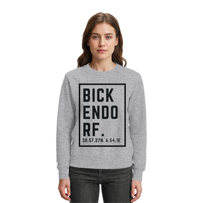 Bickendorf Koordinaten (großer Druck auf der Brust) - Premium Sweatshirt