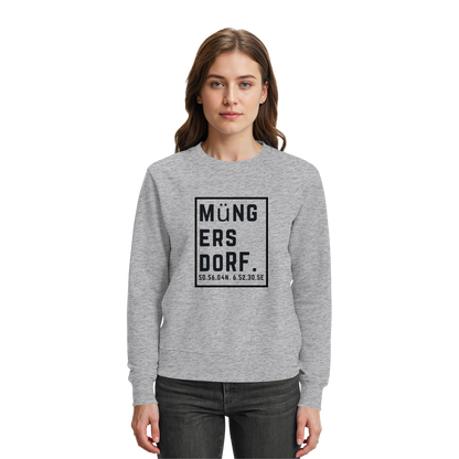 Müngersdorf Koordinaten (großer Druck auf der Brust) - Premium Sweatshirt