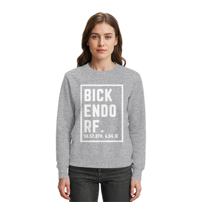Bickendorf Koordinaten (großer Druck auf der Brust) - Premium Sweatshirt