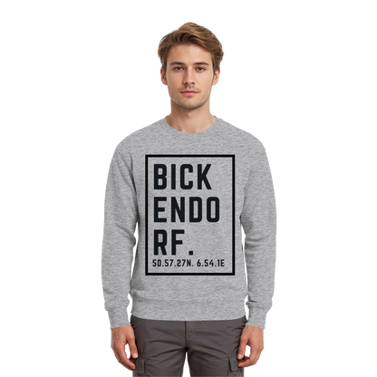 Bickendorf Koordinaten (großer Druck auf der Brust) - Premium Sweatshirt