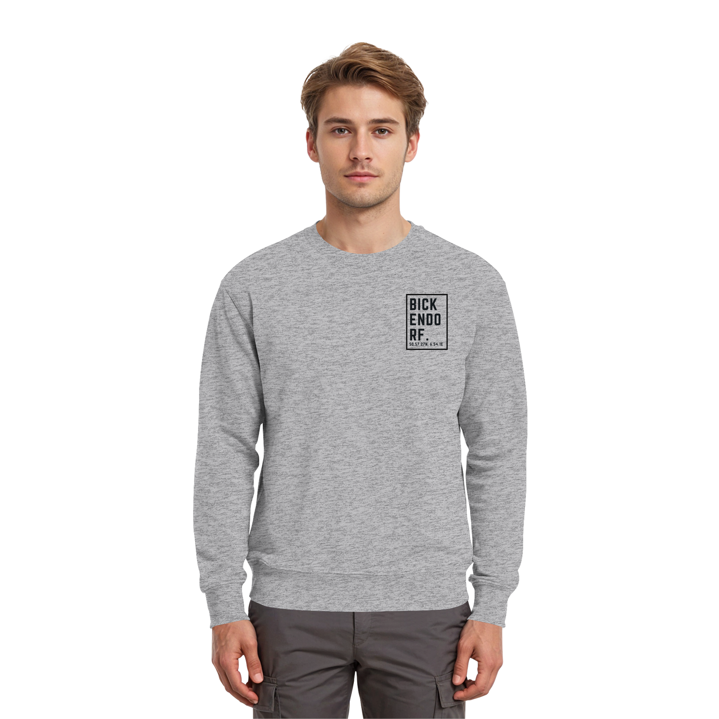 Bickendorf Koordinaten (kleiner Druck auf der Brust) - Premium Sweatshirt