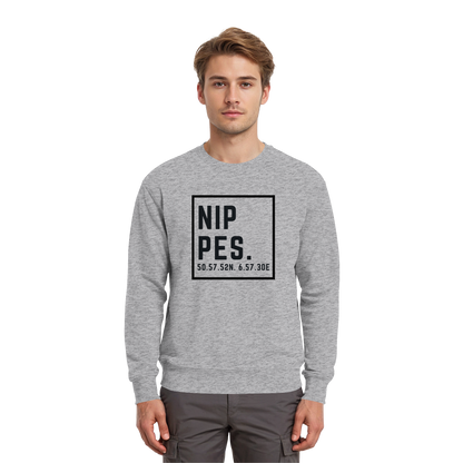 Nippes Koordinaten (großer Druck auf der Brust) - Premium Sweatshirt