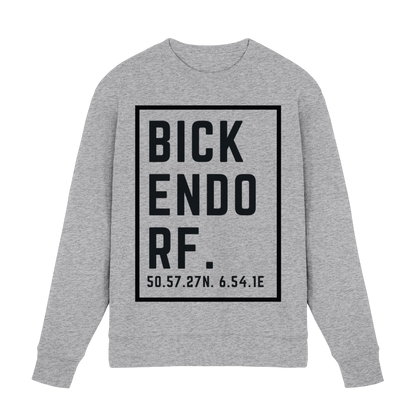 Bickendorf Koordinaten (großer Druck auf der Brust) - Premium Sweatshirt