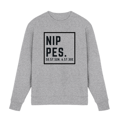 Nippes Koordinaten (großer Druck auf der Brust) - Premium Sweatshirt