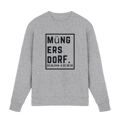 Müngersdorf Koordinaten (großer Druck auf der Brust) - Premium Sweatshirt