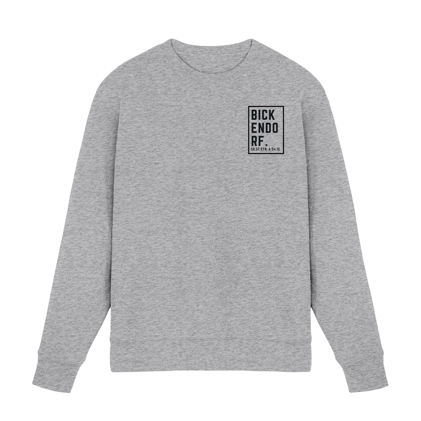 Bickendorf Koordinaten (kleiner Druck auf der Brust) - Premium Sweatshirt