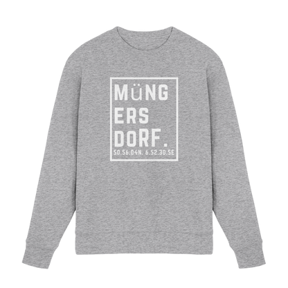 Müngersdorf Koordinaten (großer Druck auf der Brust) - Premium Sweatshirt