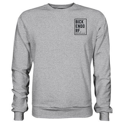 Bickendorf Koordinaten (kleiner Druck auf der Brust) - Premium Sweatshirt