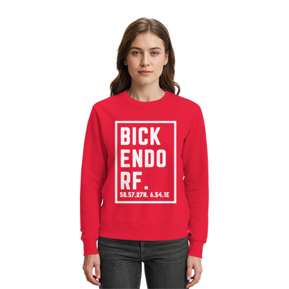Bickendorf Koordinaten (großer Druck auf der Brust) - Premium Sweatshirt