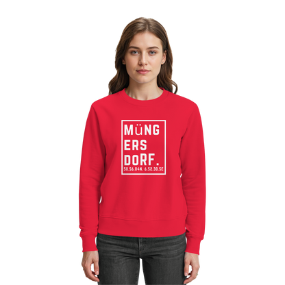 Müngersdorf Koordinaten (großer Druck auf der Brust) - Premium Sweatshirt