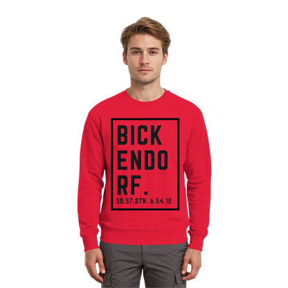 Bickendorf Koordinaten (großer Druck auf der Brust) - Premium Sweatshirt