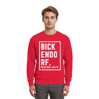 Bickendorf Koordinaten (großer Druck auf der Brust) - Premium Sweatshirt