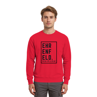 Ehrenfeld Koordinaten (großer Druck auf der Brust) - Premium Sweatshirt