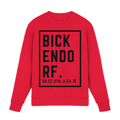 Bickendorf Koordinaten (großer Druck auf der Brust) - Premium Sweatshirt