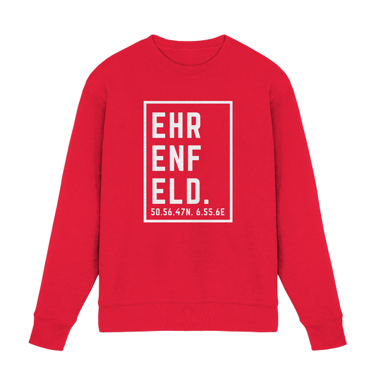 Ehrenfeld Koordinaten (großer Druck auf der Brust) - Premium Sweatshirt