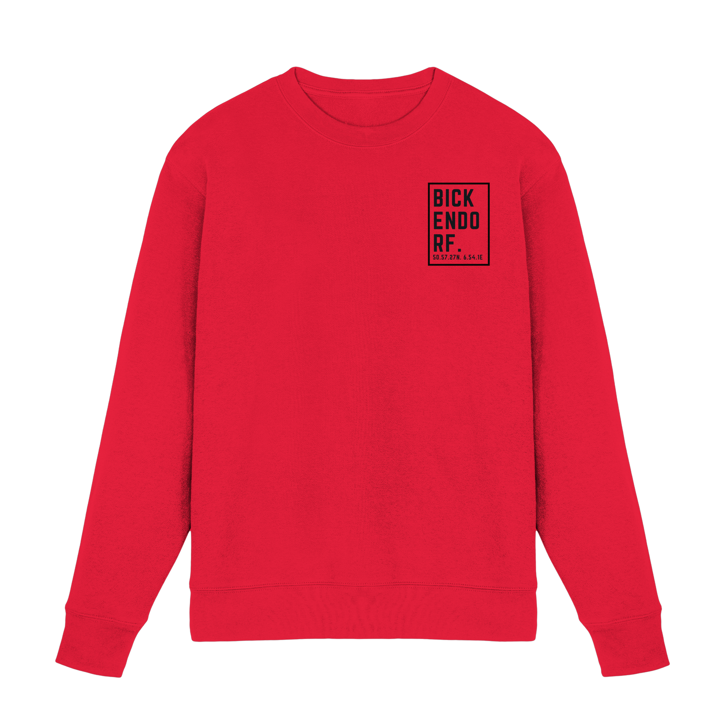 Bickendorf Koordinaten (kleiner Druck auf der Brust) - Premium Sweatshirt