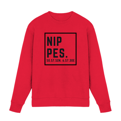 Nippes Koordinaten (großer Druck auf der Brust) - Premium Sweatshirt