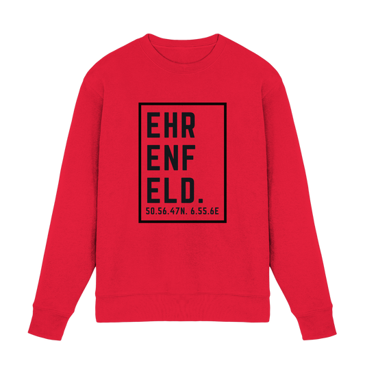 Ehrenfeld Koordinaten (großer Druck auf der Brust) - Premium Sweatshirt