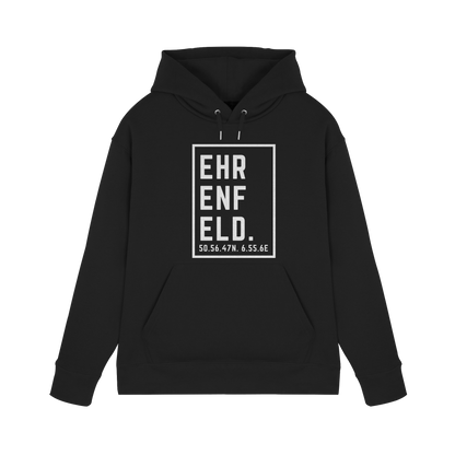 Ehrenfeld Koordinaten (großer Druck auf der Brust) - Premium Unisex Hoodie