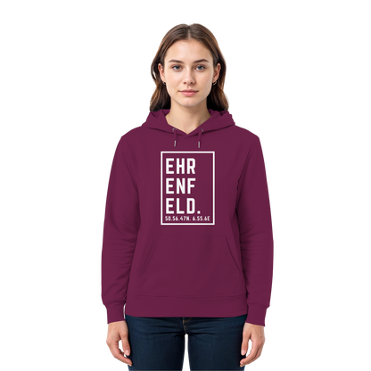Ehrenfeld Koordinaten (großer Druck auf der Brust) - Premium Unisex Hoodie