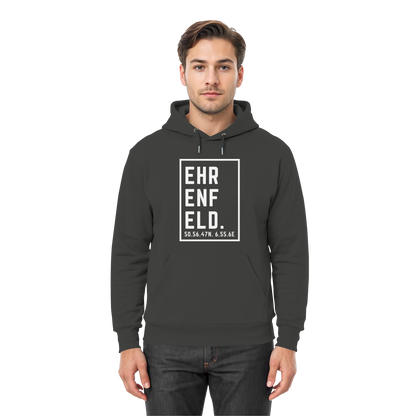 Ehrenfeld Koordinaten (großer Druck auf der Brust) - Premium Unisex Hoodie