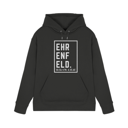 Ehrenfeld Koordinaten (großer Druck auf der Brust) - Premium Unisex Hoodie