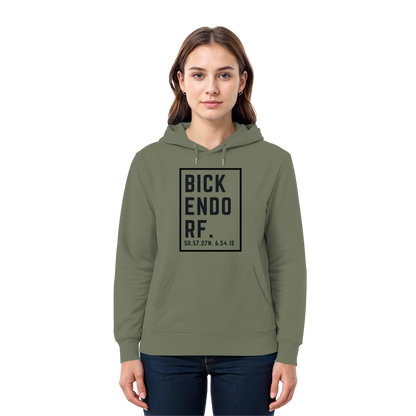 Bickendorf Koordinaten (großer Druck auf der Brust) - Premium Unisex Hoodie
