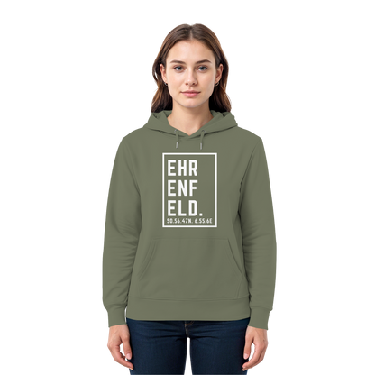 Ehrenfeld Koordinaten (großer Druck auf der Brust) - Premium Unisex Hoodie