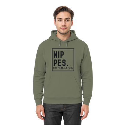 Nippes Koordinaten (großer Druck auf der Brust) - Premium Unisex Hoodie