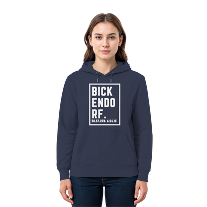 Bickendorf Koordinaten (großer Druck auf der Brust) - Premium Unisex Hoodie