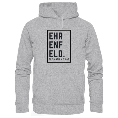 Ehrenfeld Koordinaten (großer Druck auf der Brust) - Premium Unisex Hoodie