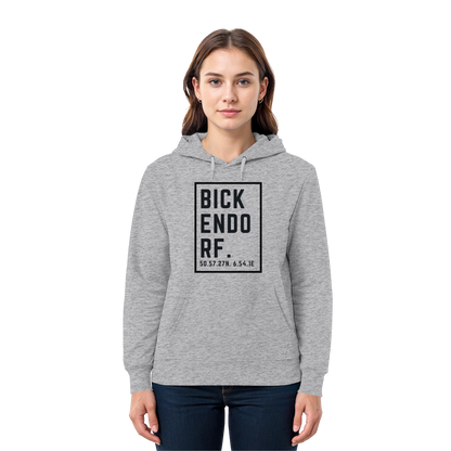 Bickendorf Koordinaten (großer Druck auf der Brust) - Premium Unisex Hoodie
