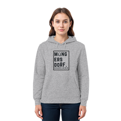 Müngersdorf Koordinaten (großer Druck auf der Brust) - Premium Unisex Hoodie