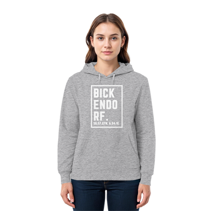Bickendorf Koordinaten (großer Druck auf der Brust) - Premium Unisex Hoodie