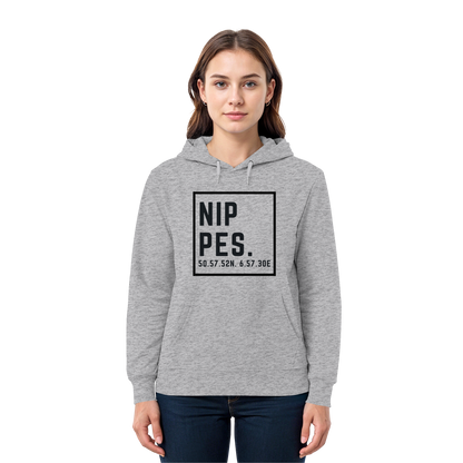 Nippes Koordinaten (großer Druck auf der Brust) - Premium Unisex Hoodie
